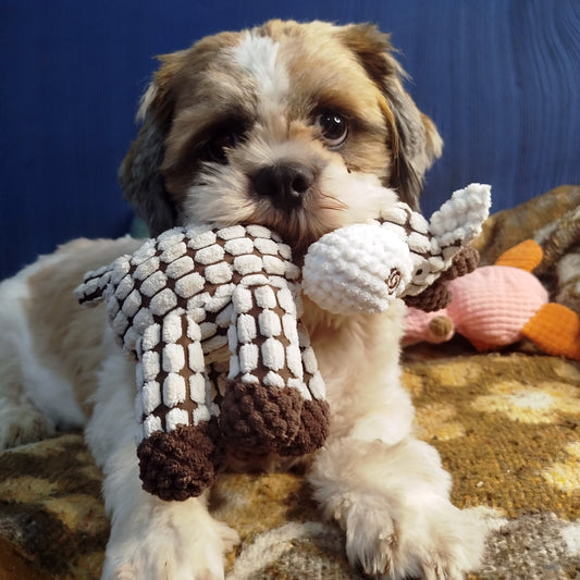 Jirafa · juguete de perro de peluche