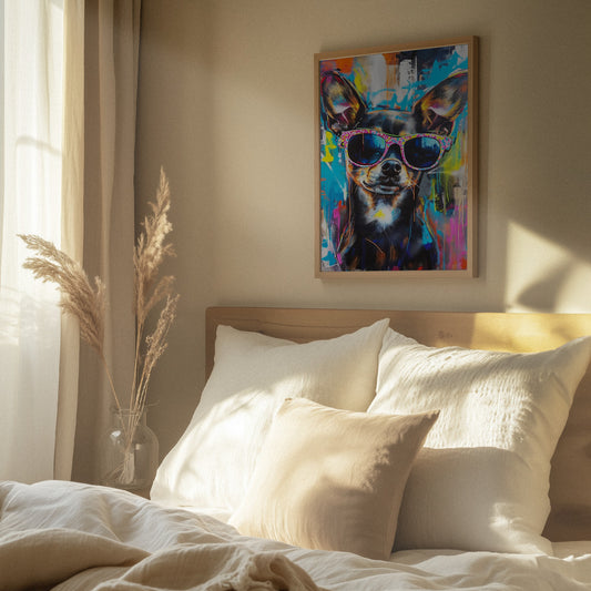 Chica mala · cuadro de decoración