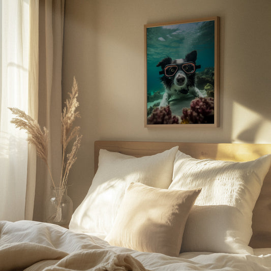 Inmersión 3 del Border Collie · cuadro de decoración