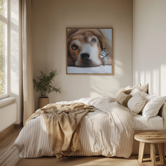 Perro vagabundo · cuadro de decoración