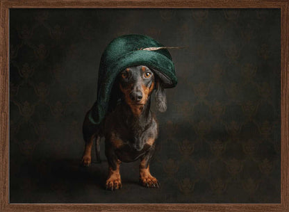 ¿Napoleón el perro salchicha?  ·  cuadro de decoración