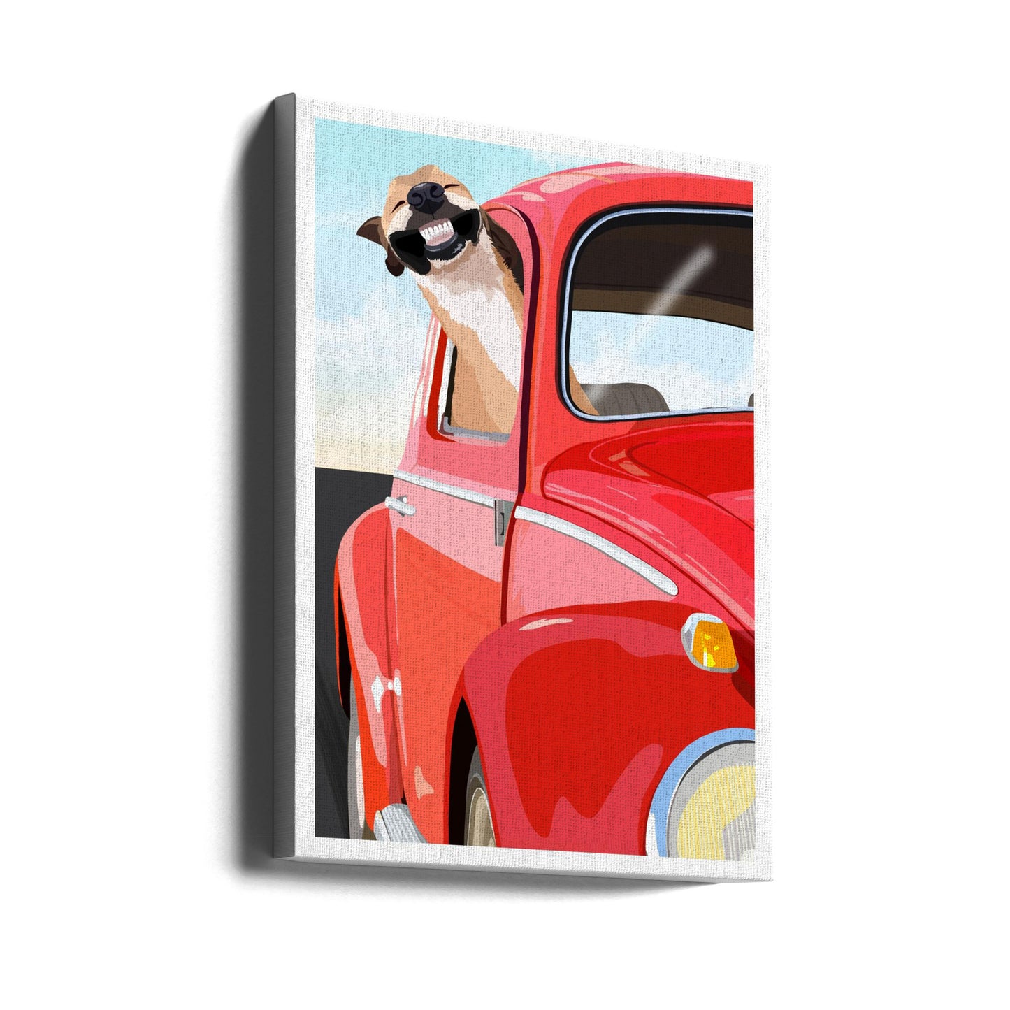 Perro zoom  ·  cuadro de decoración
