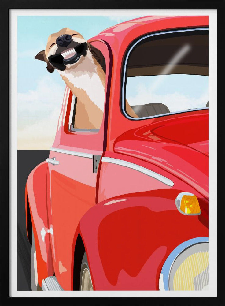 Perro zoom  ·  cuadro de decoración