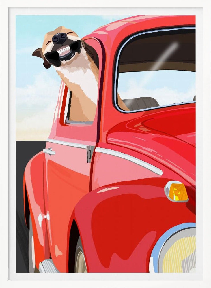 Perro zoom  ·  cuadro de decoración