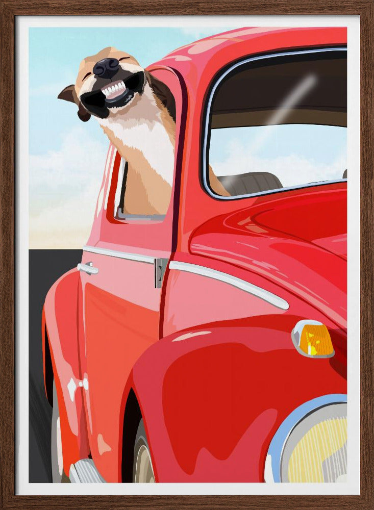 Perro zoom  ·  cuadro de decoración