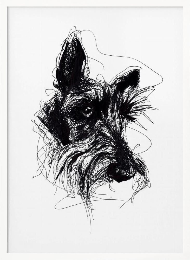 Terrier escocés Minky  ·  cuadro de decoración