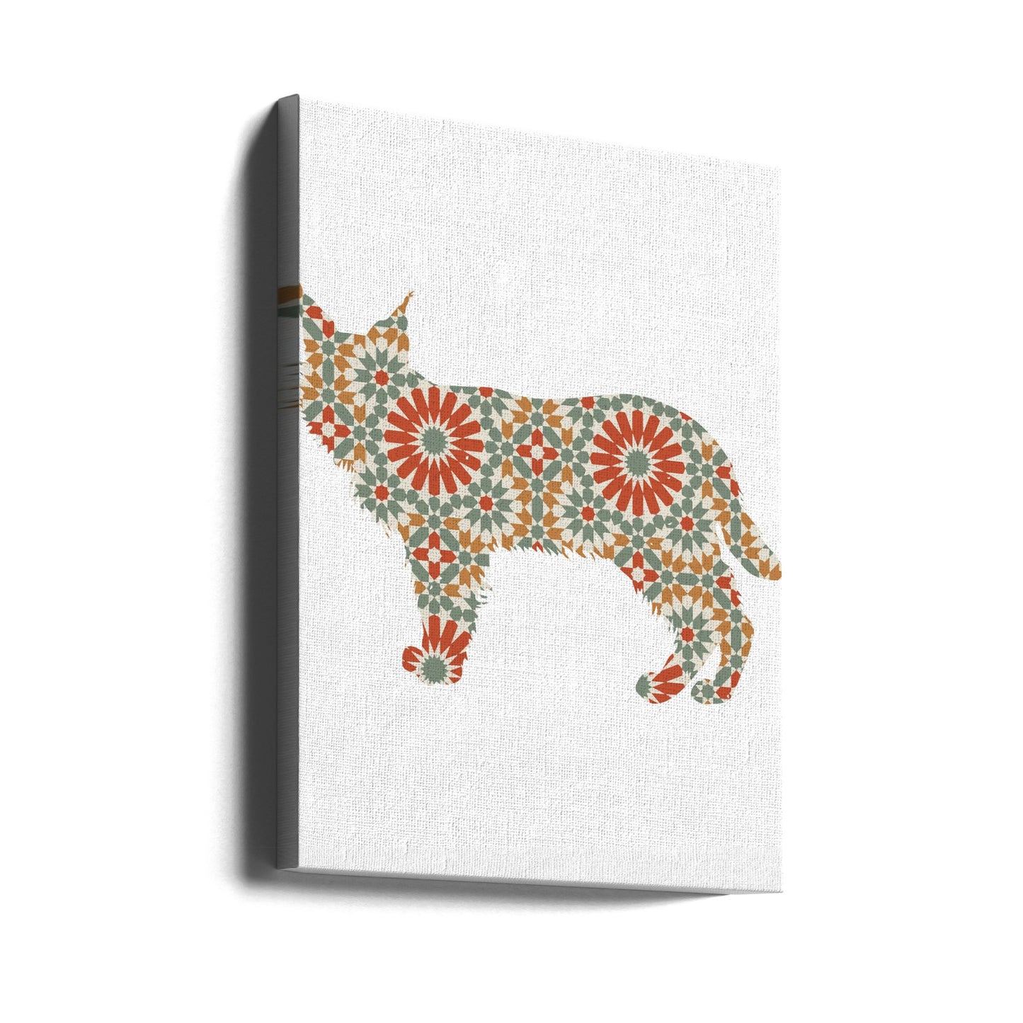 Patrón de mosaico de perro  ·  cuadro de decoración