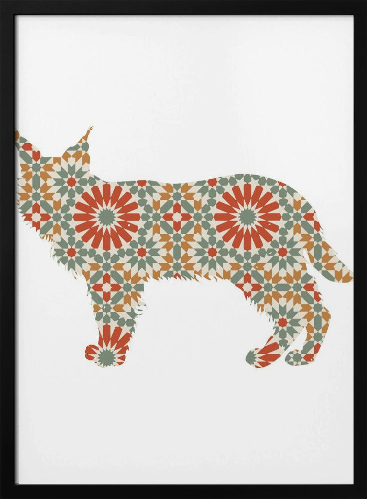 Patrón de mosaico de perro  ·  cuadro de decoración