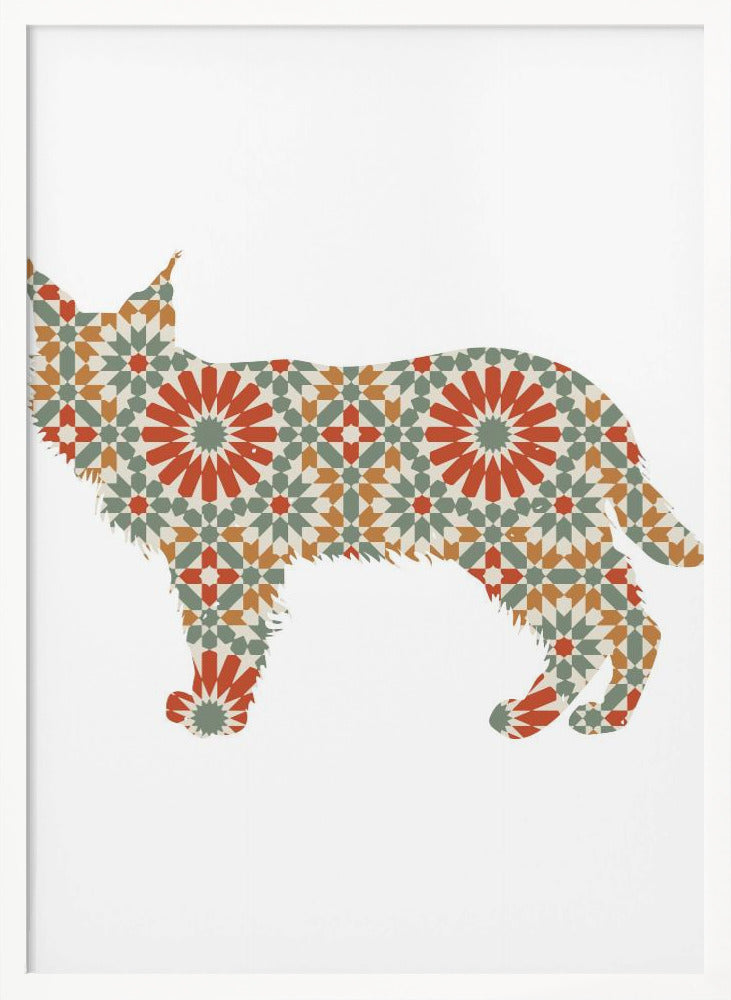 Patrón de mosaico de perro  ·  cuadro de decoración