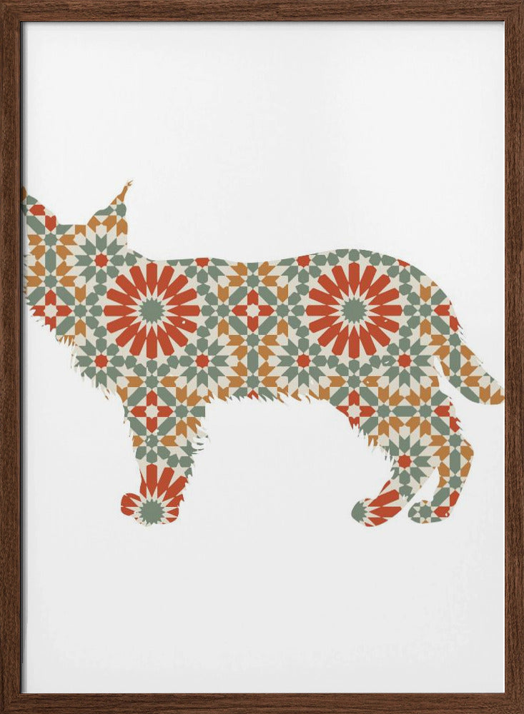 Patrón de mosaico de perro  ·  cuadro de decoración