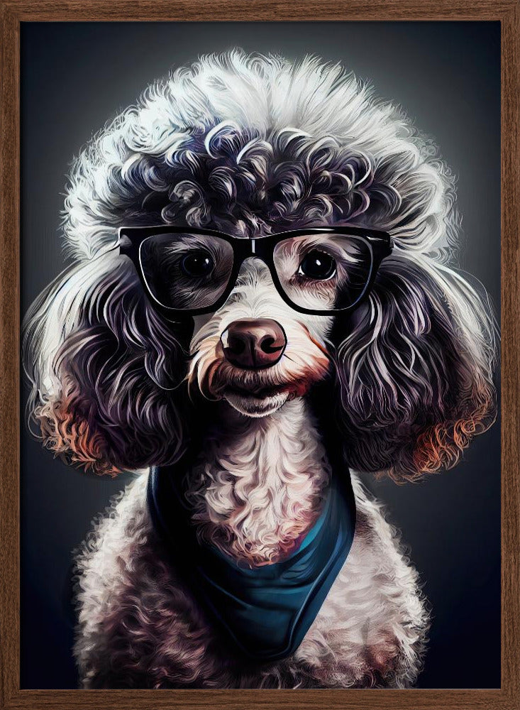 Perro hipster 4  ·  cuadro de decoración