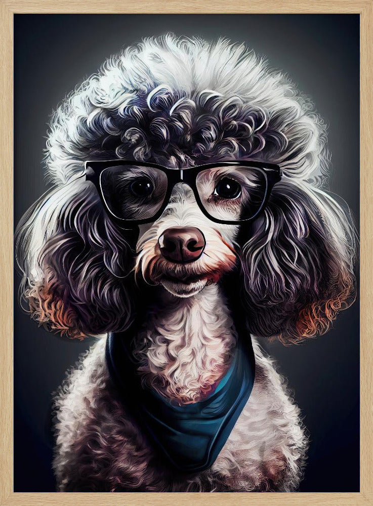 Perro hipster 4  ·  cuadro de decoración