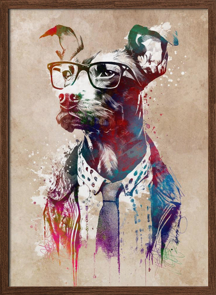 Gráfico de perro 2  ·  cuadro de decoración