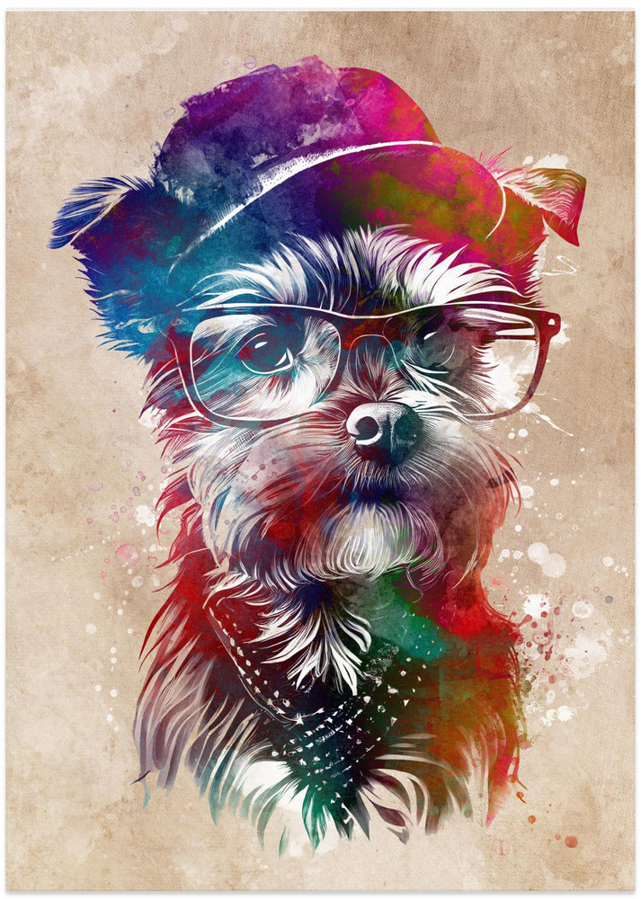 Gráfico de perro 1 ·  cuadro de decoración