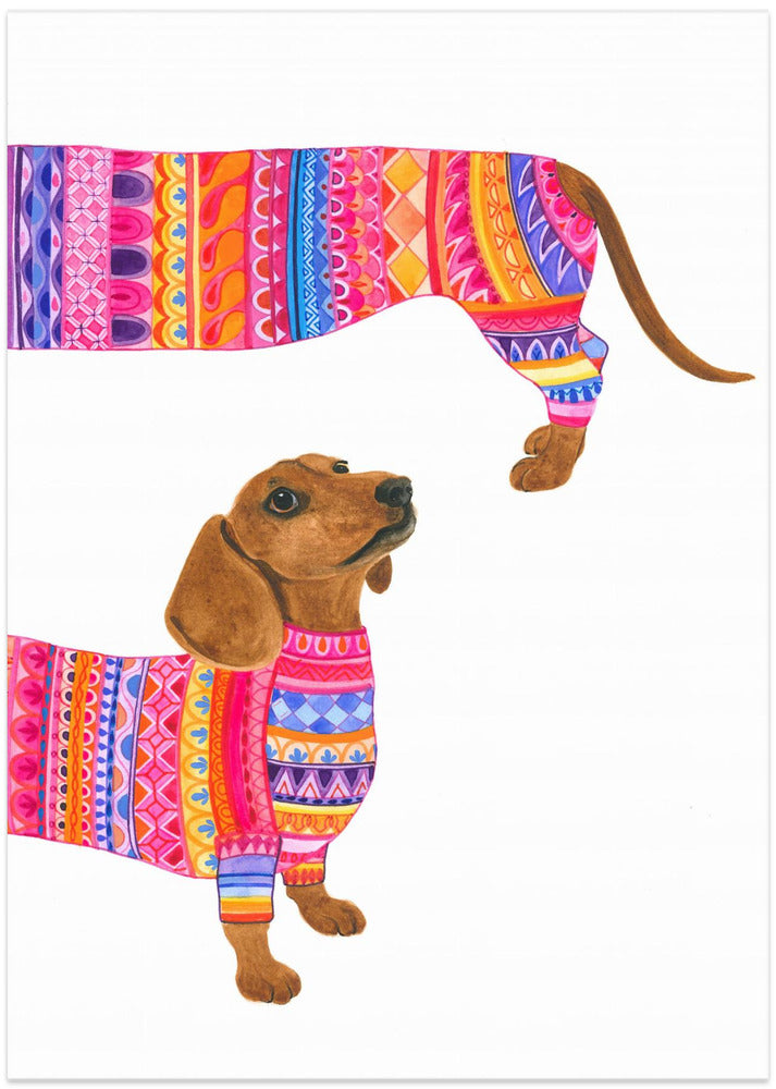 Un perro de moda  ·  cuadro de decoración