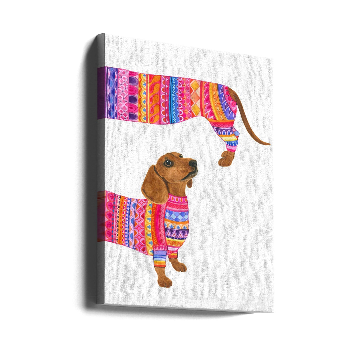 Un perro de moda  ·  cuadro de decoración