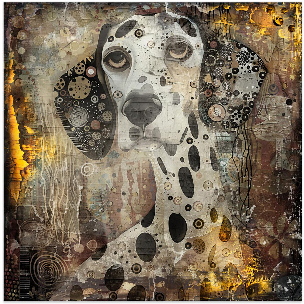 Perro antiguo 01  ·  cuadro de decoración