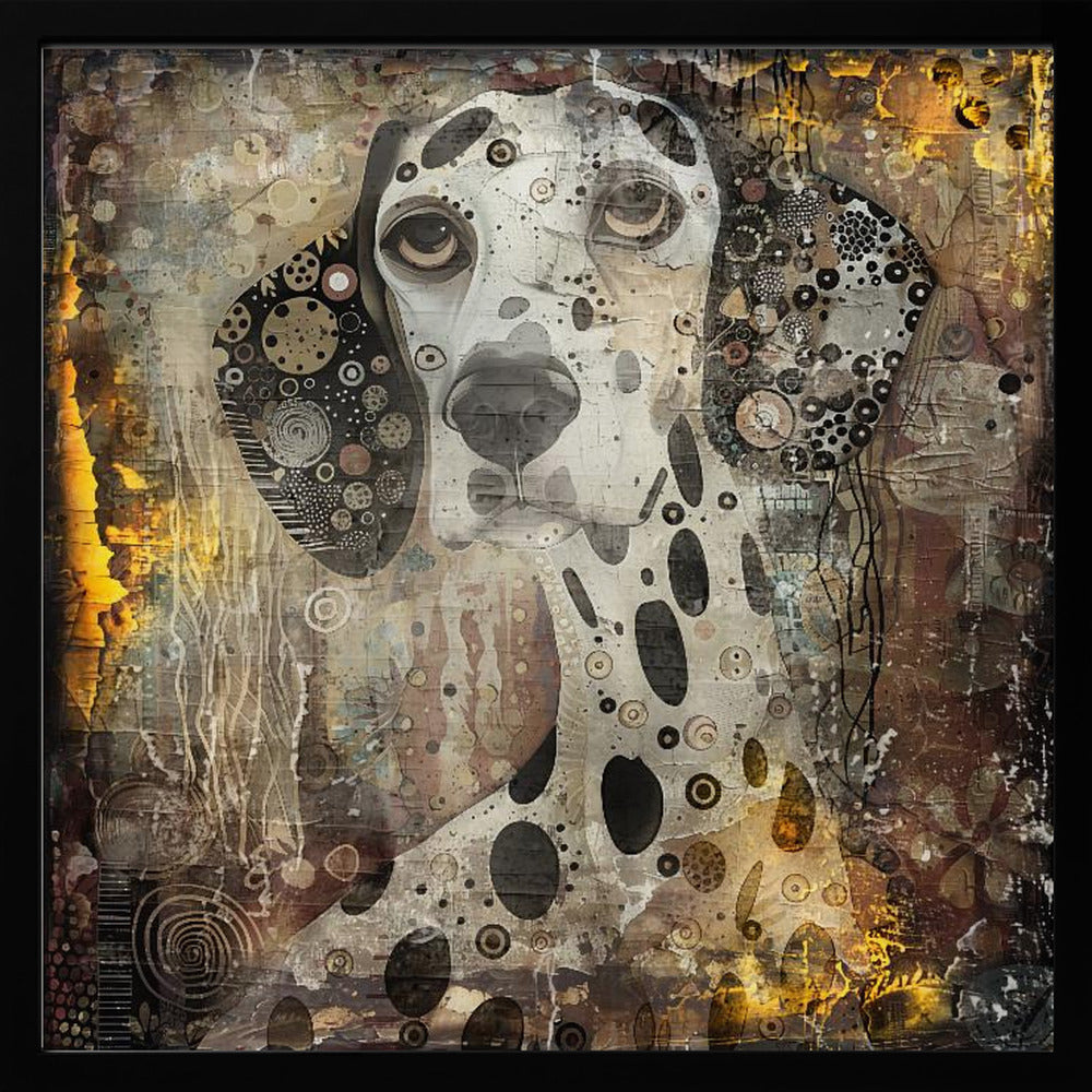 Perro antiguo 01  ·  cuadro de decoración