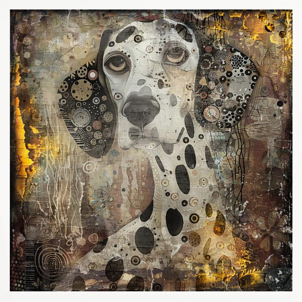 Perro antiguo 01  ·  cuadro de decoración