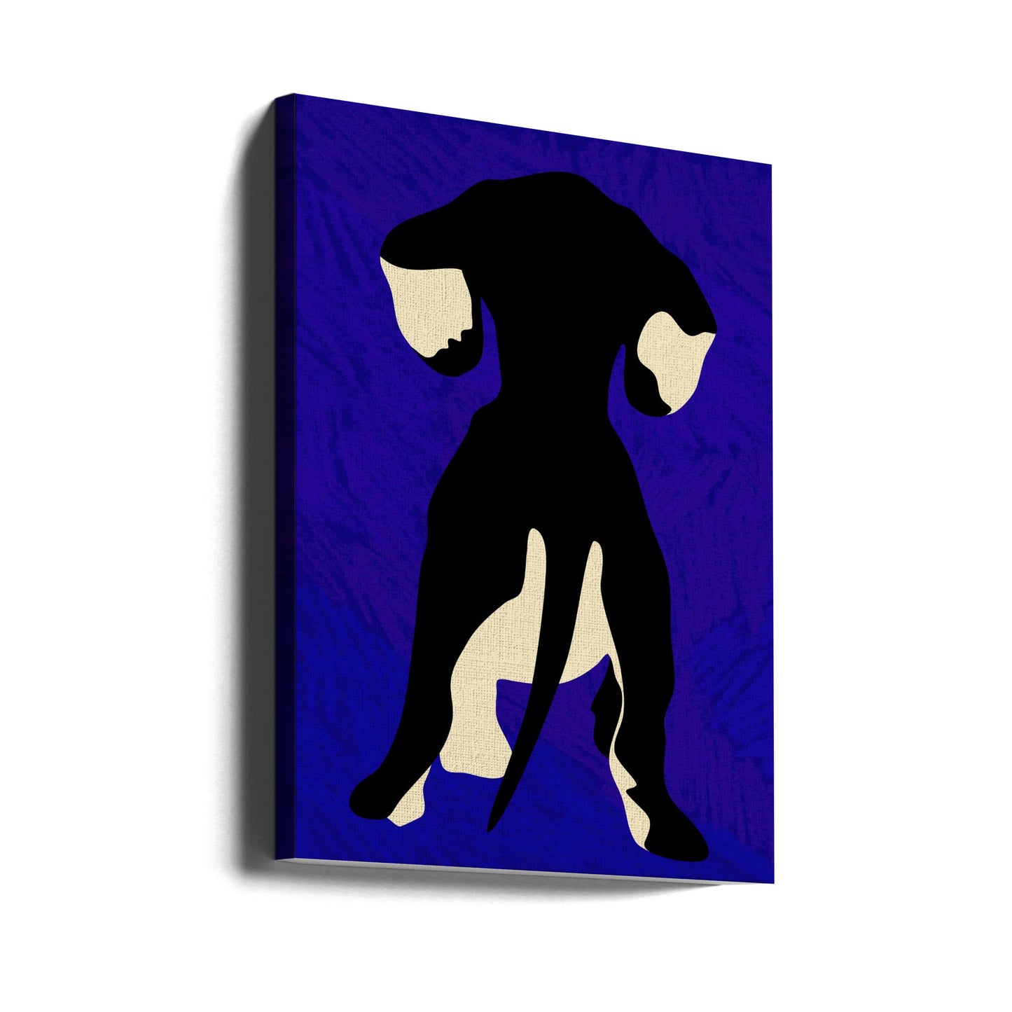 Trasero de perro azul  ·  cuadro de decoración