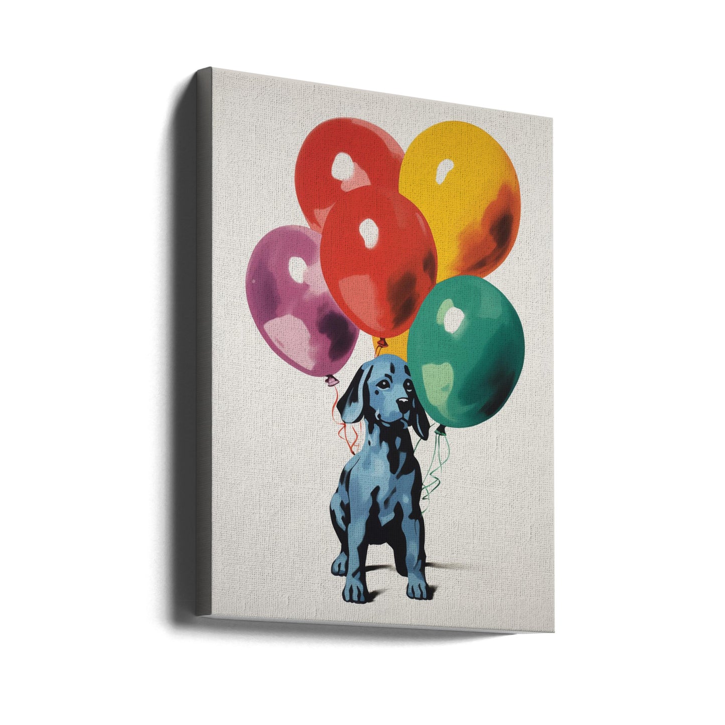 Dog with Balloons 2 · Decoration Picture