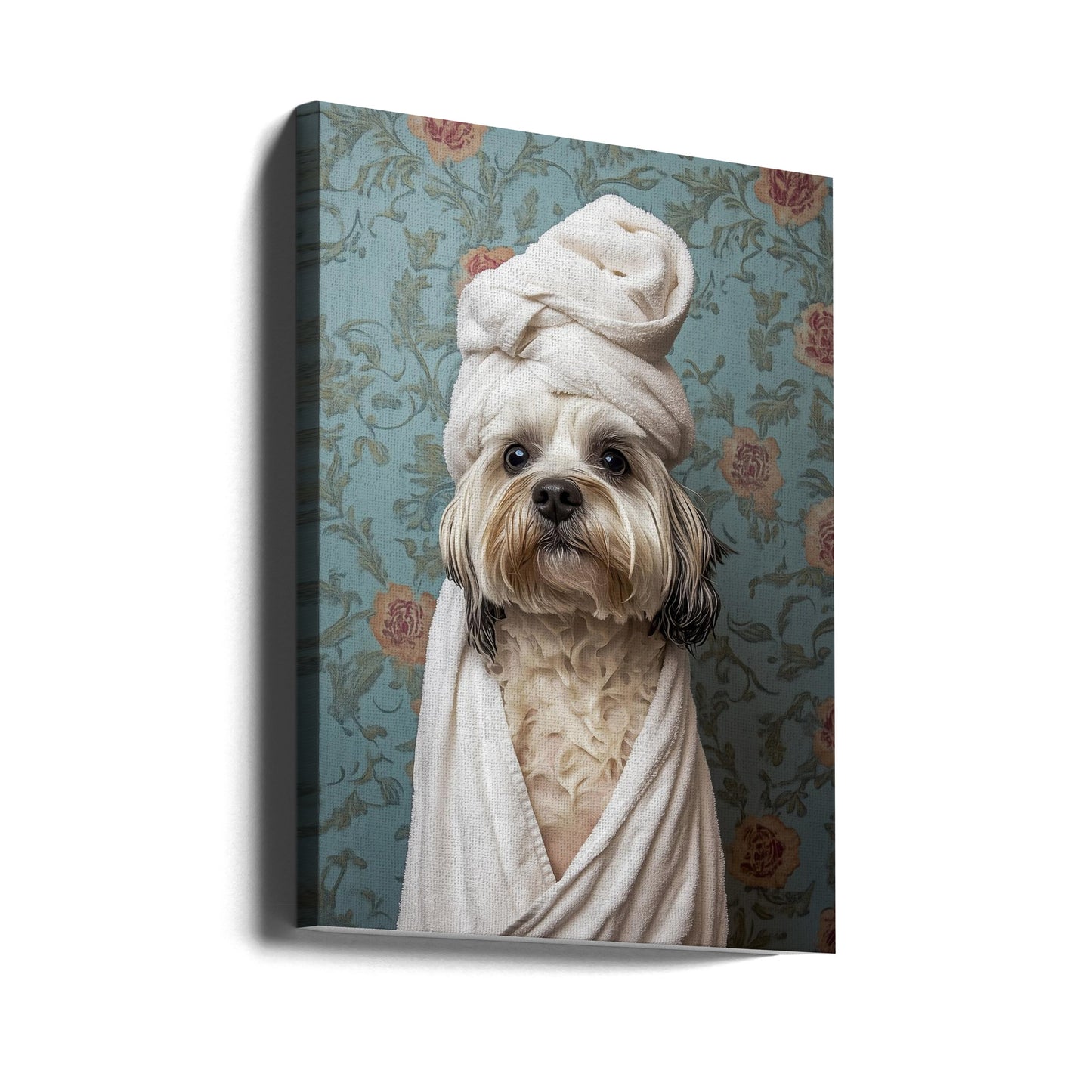 Perro de día de spa  ·  cuadro de decoración