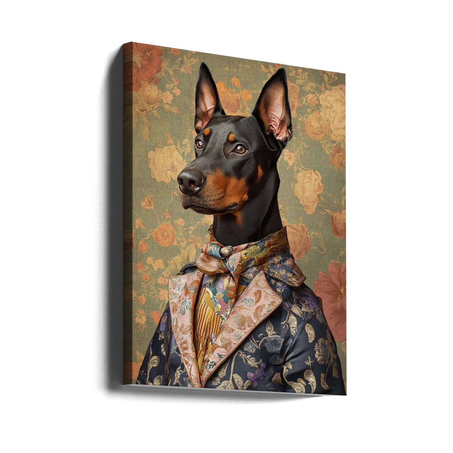El distinguido perro Doberman  ·  cuadro de decoración