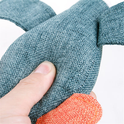 Pato azul · juguete de perro de peluche