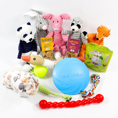 Mejores amigos animales · paquete de 15 juguetes para perros