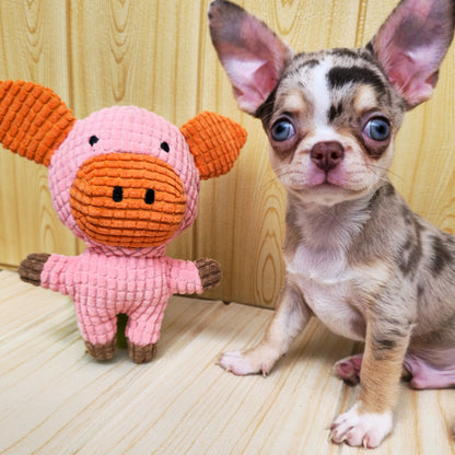 Cerdito · juguete de perro de peluche