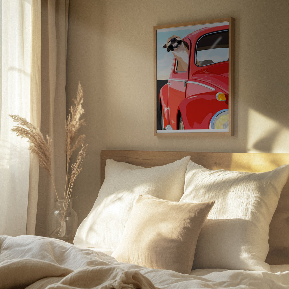 Perro zoom  ·  cuadro de decoración