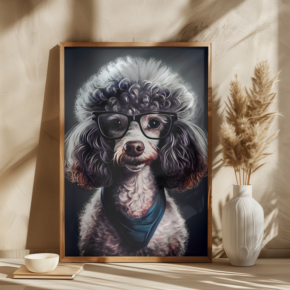 Perro hipster 4  ·  cuadro de decoración