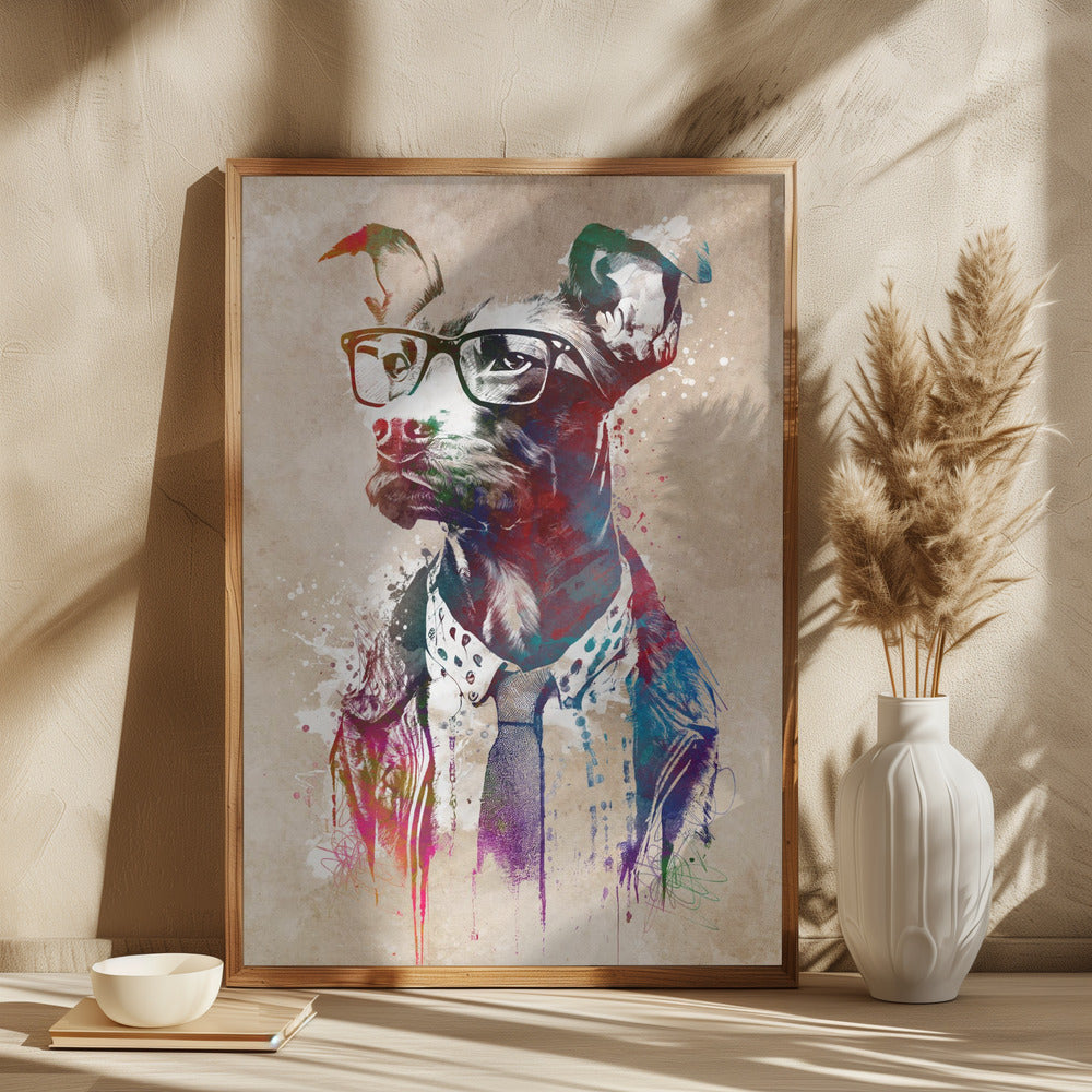 Gráfico de perro 2  ·  cuadro de decoración