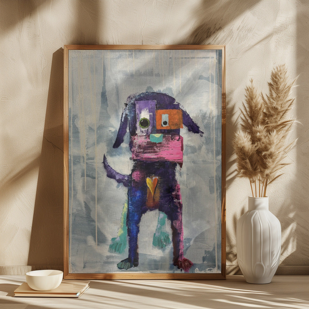 Mi mejor amigo perro  ·  cuadro de decoración