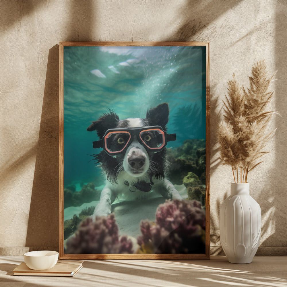 Inmersión 3 del Border Collie  ·  cuadro de decoración