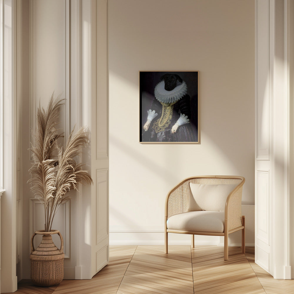 Anouk, perro isabelino  ·  cuadro de decoración