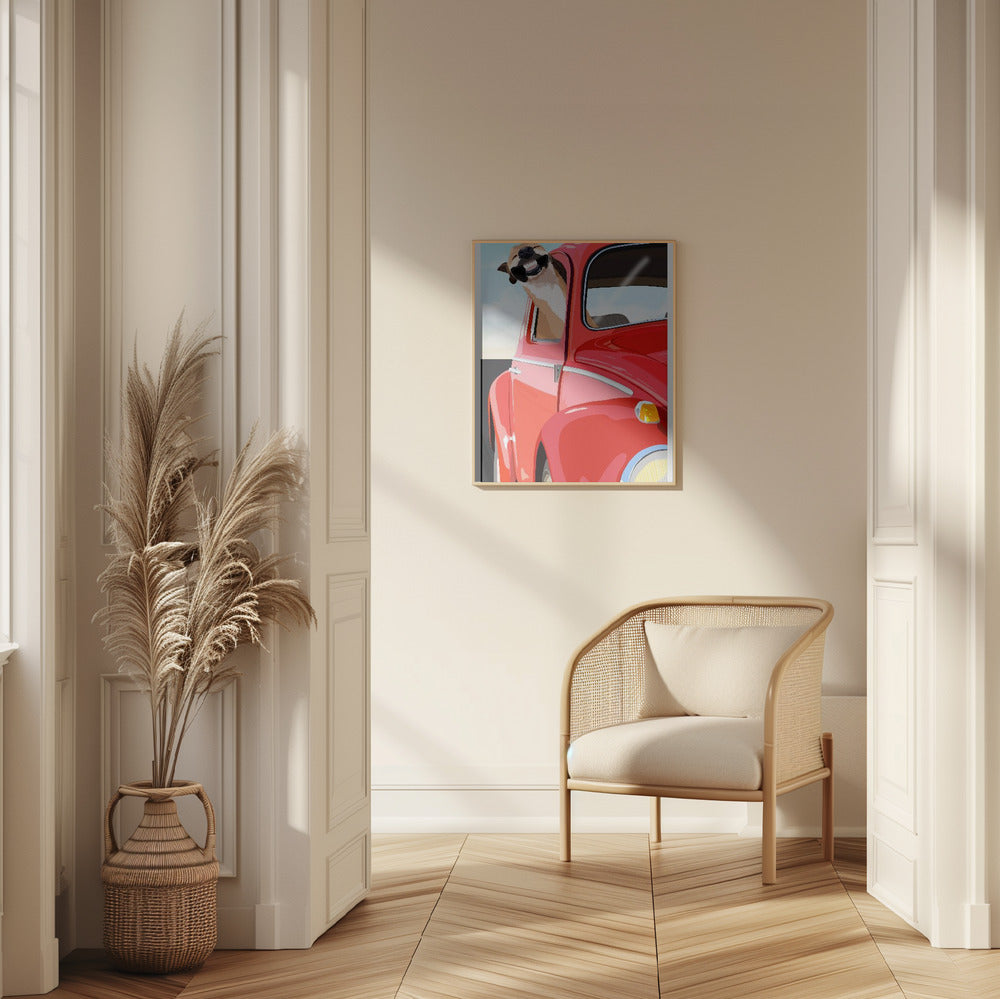 Perro zoom  ·  cuadro de decoración