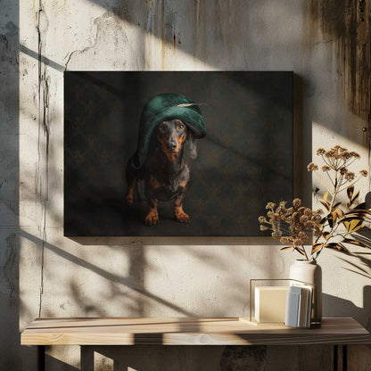 ¿Napoleón el perro salchicha?  ·  cuadro de decoración