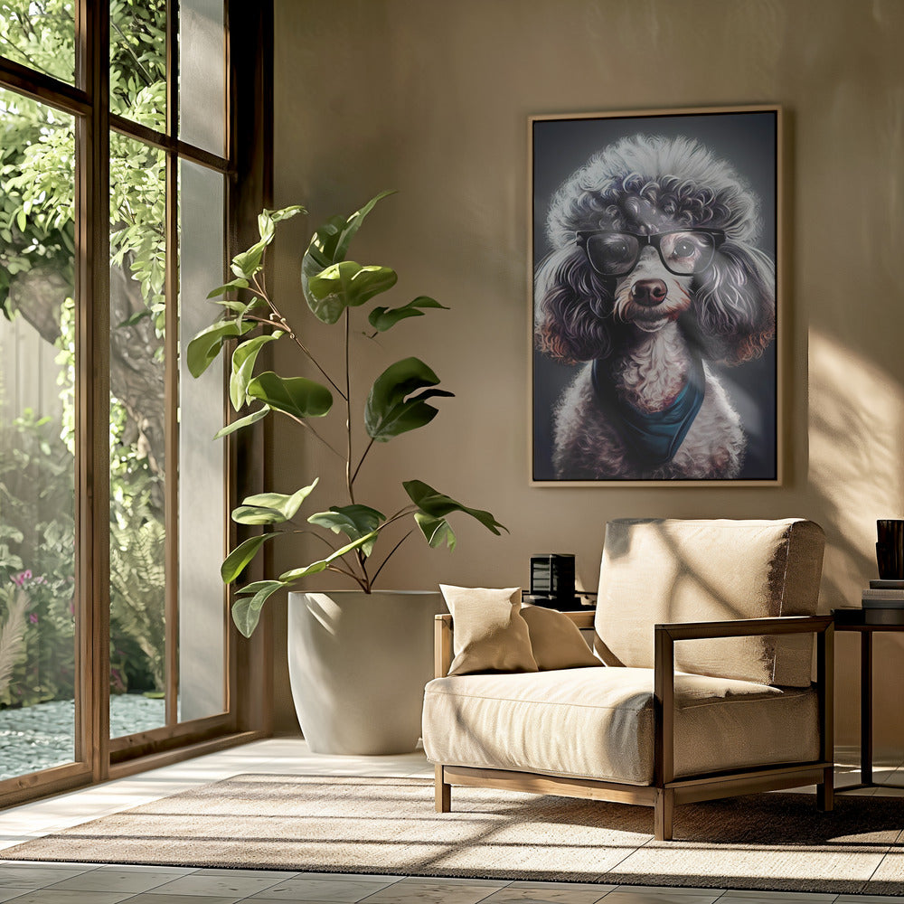 Perro hipster 4  ·  cuadro de decoración