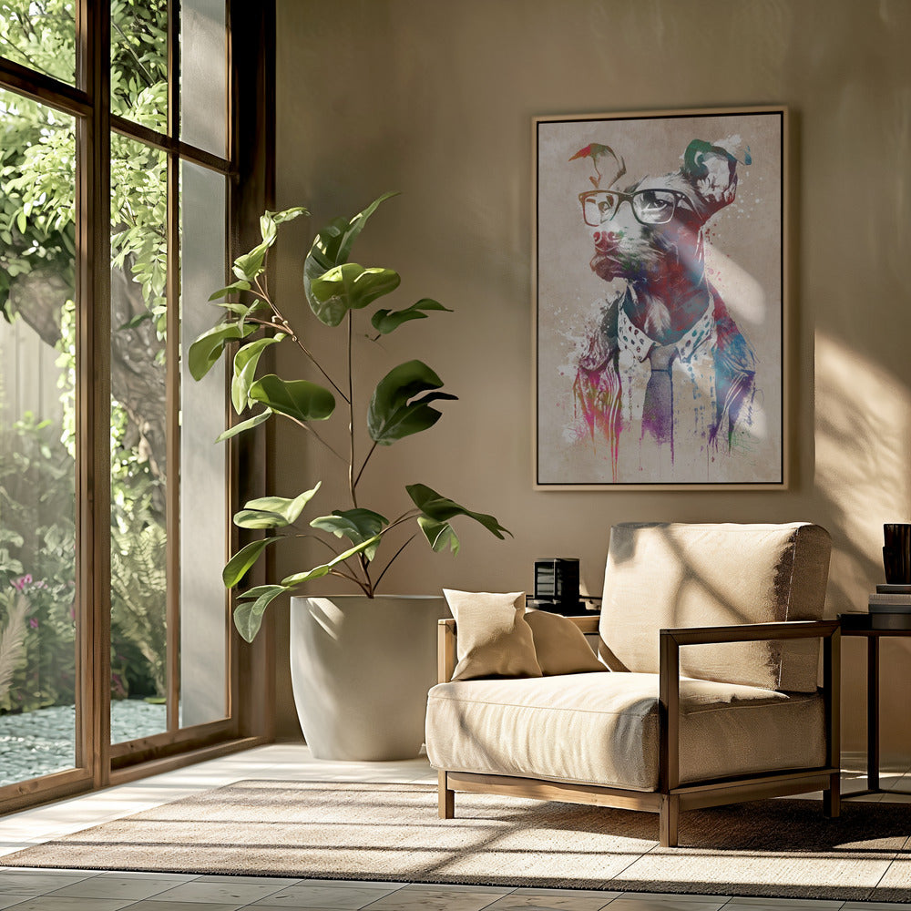 Gráfico de perro 2  ·  cuadro de decoración