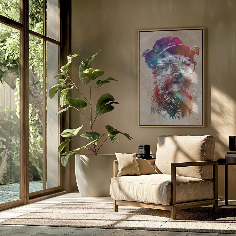 Gráfico de perro 1 ·  cuadro de decoración
