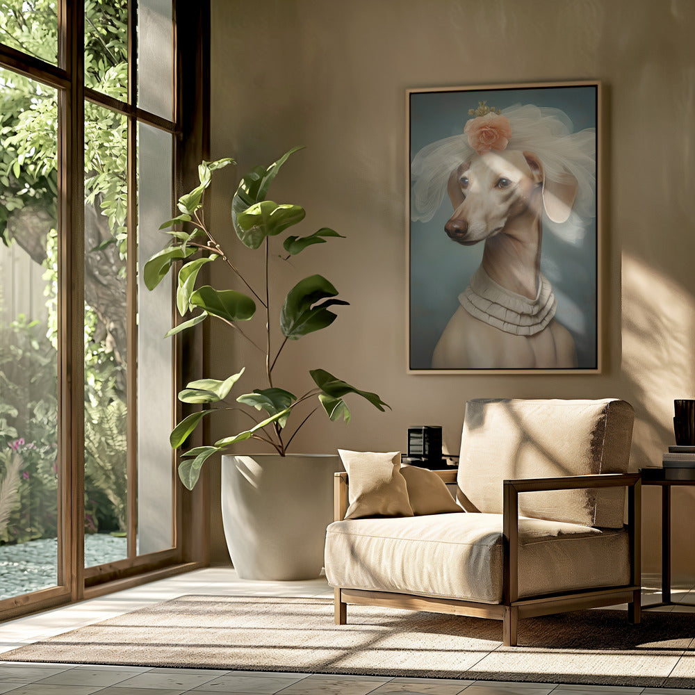 Perro humano 0001  ·  cuadro de decoración