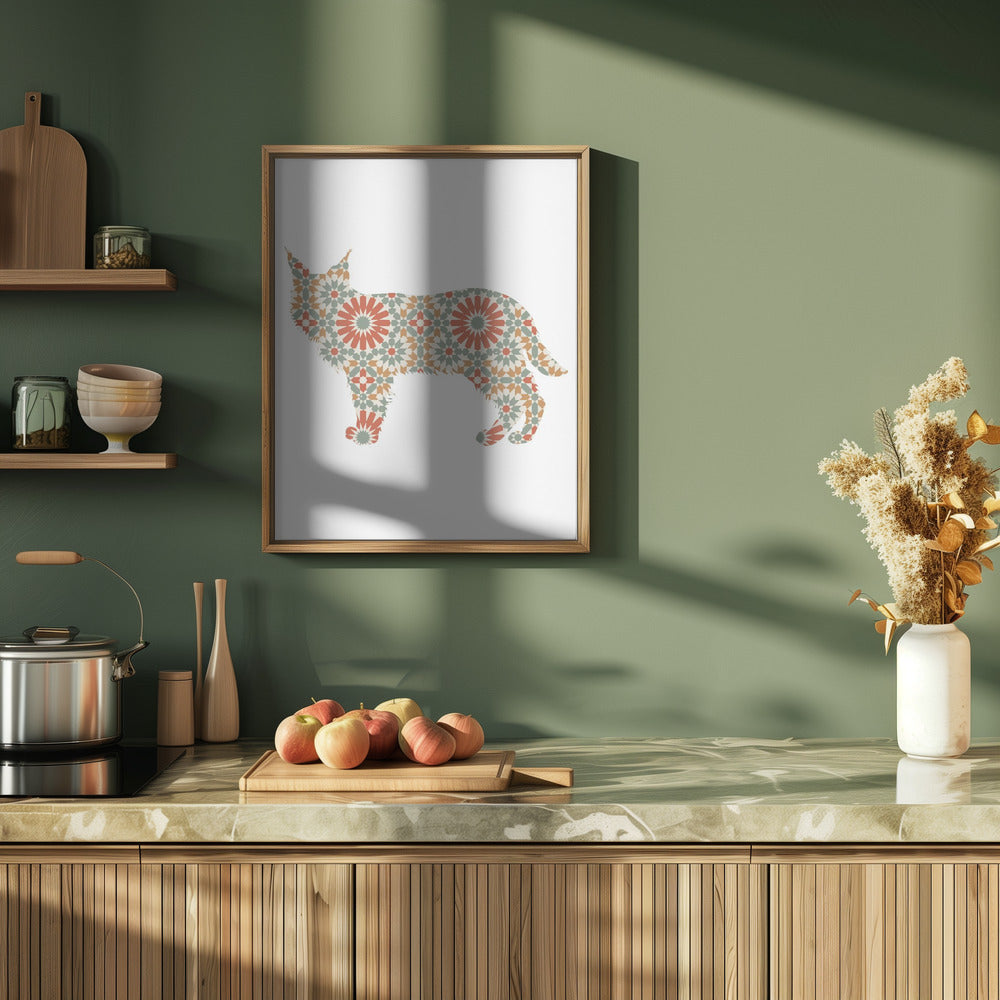 Patrón de mosaico de perro  ·  cuadro de decoración