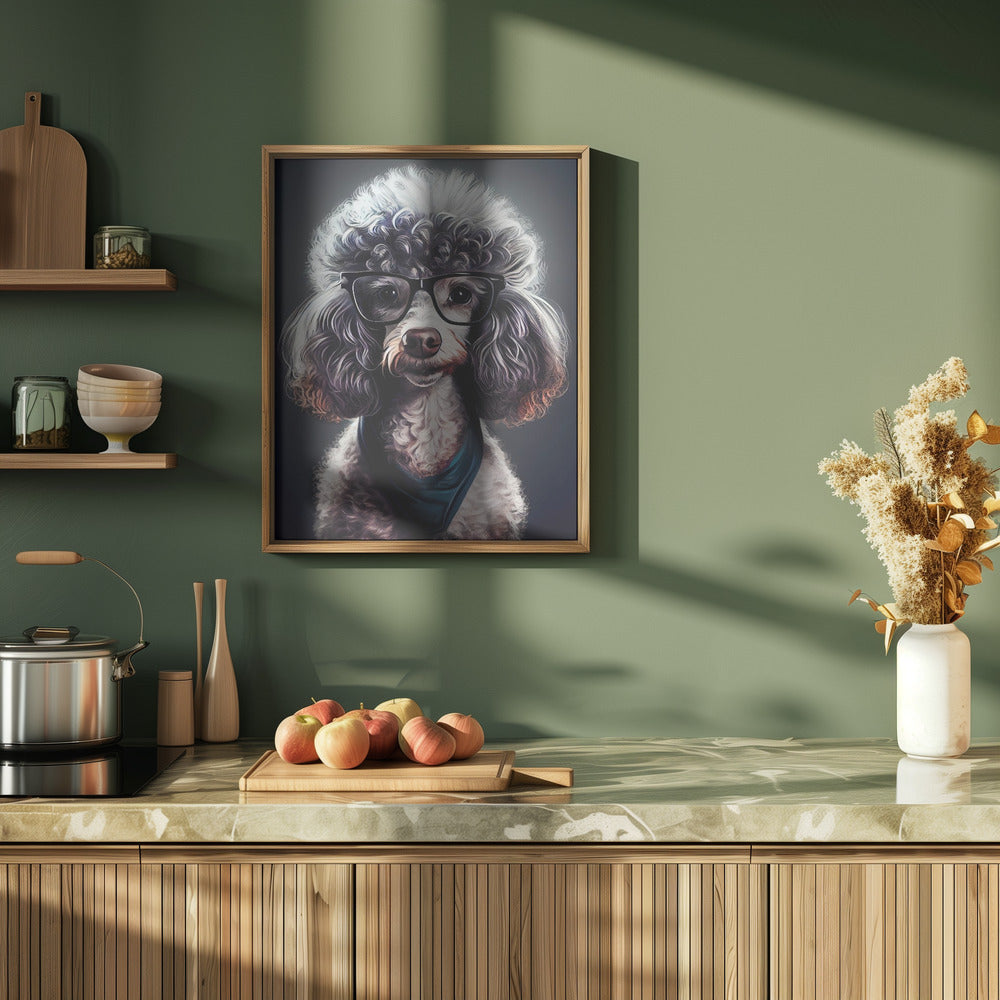 Perro hipster 4  ·  cuadro de decoración