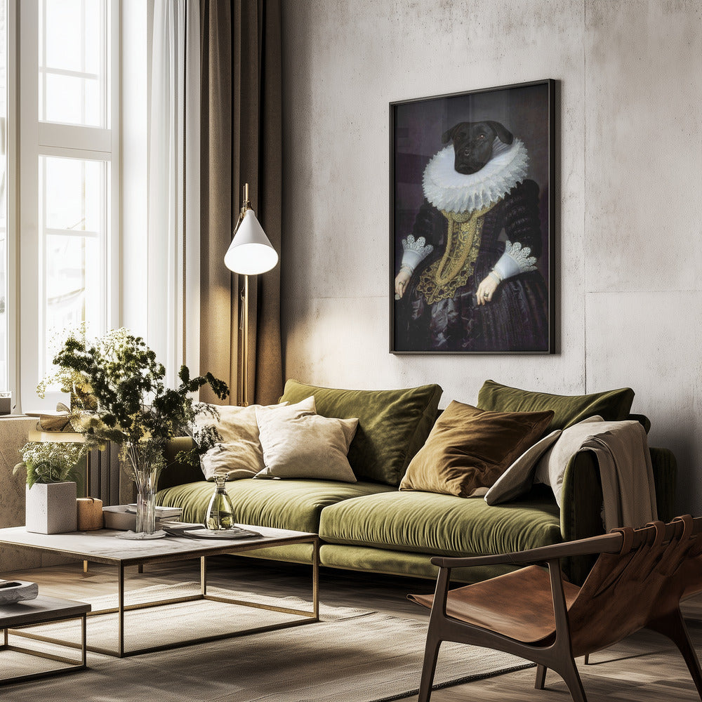 Anouk, perro isabelino  ·  cuadro de decoración