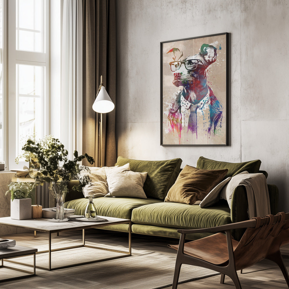 Gráfico de perro 2  ·  cuadro de decoración