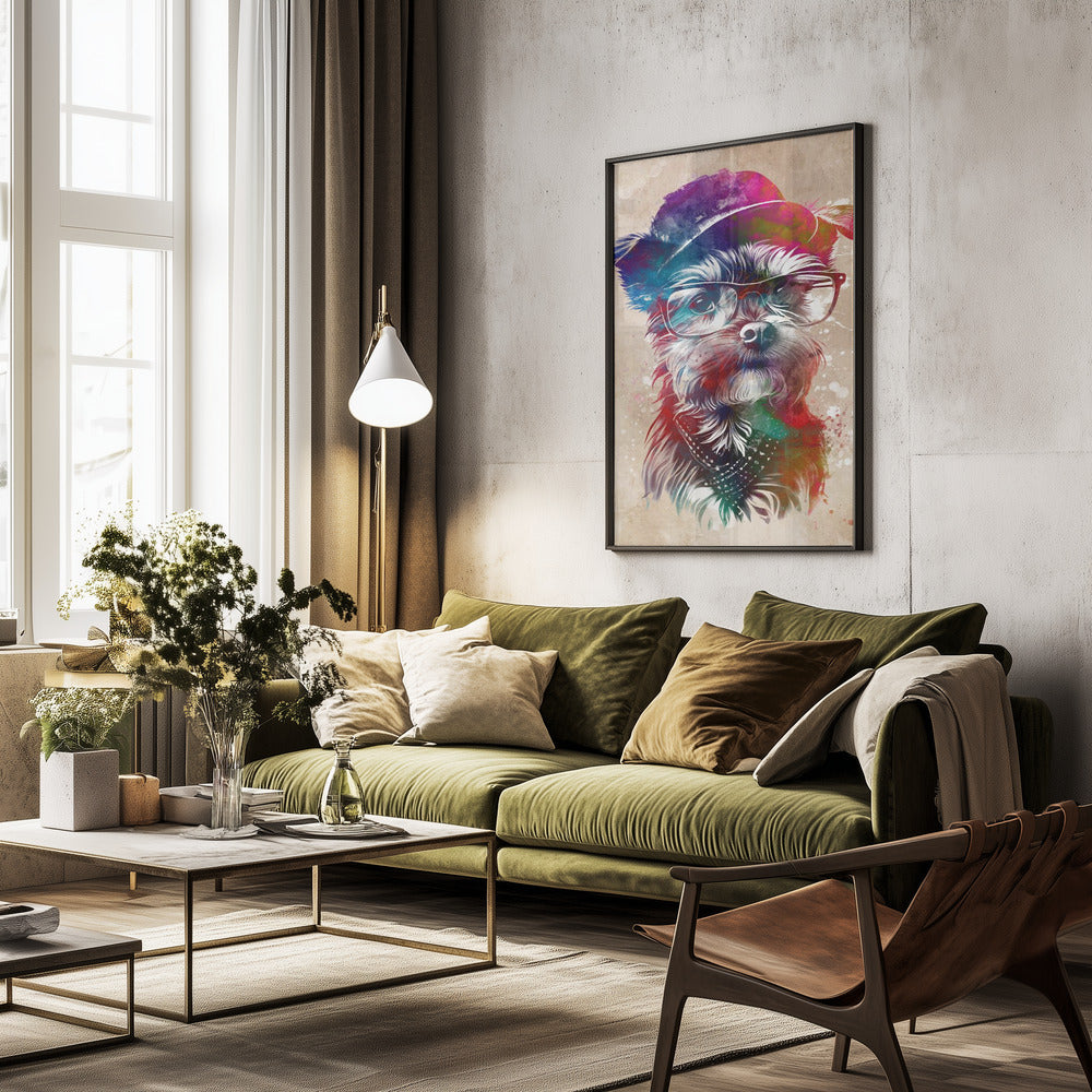 Gráfico de perro 1 ·  cuadro de decoración