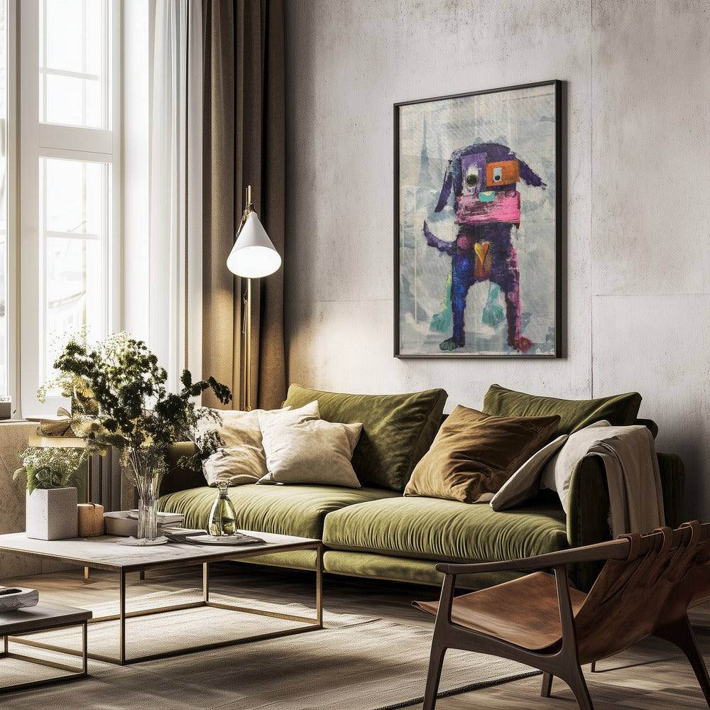 Mi mejor amigo perro  ·  cuadro de decoración