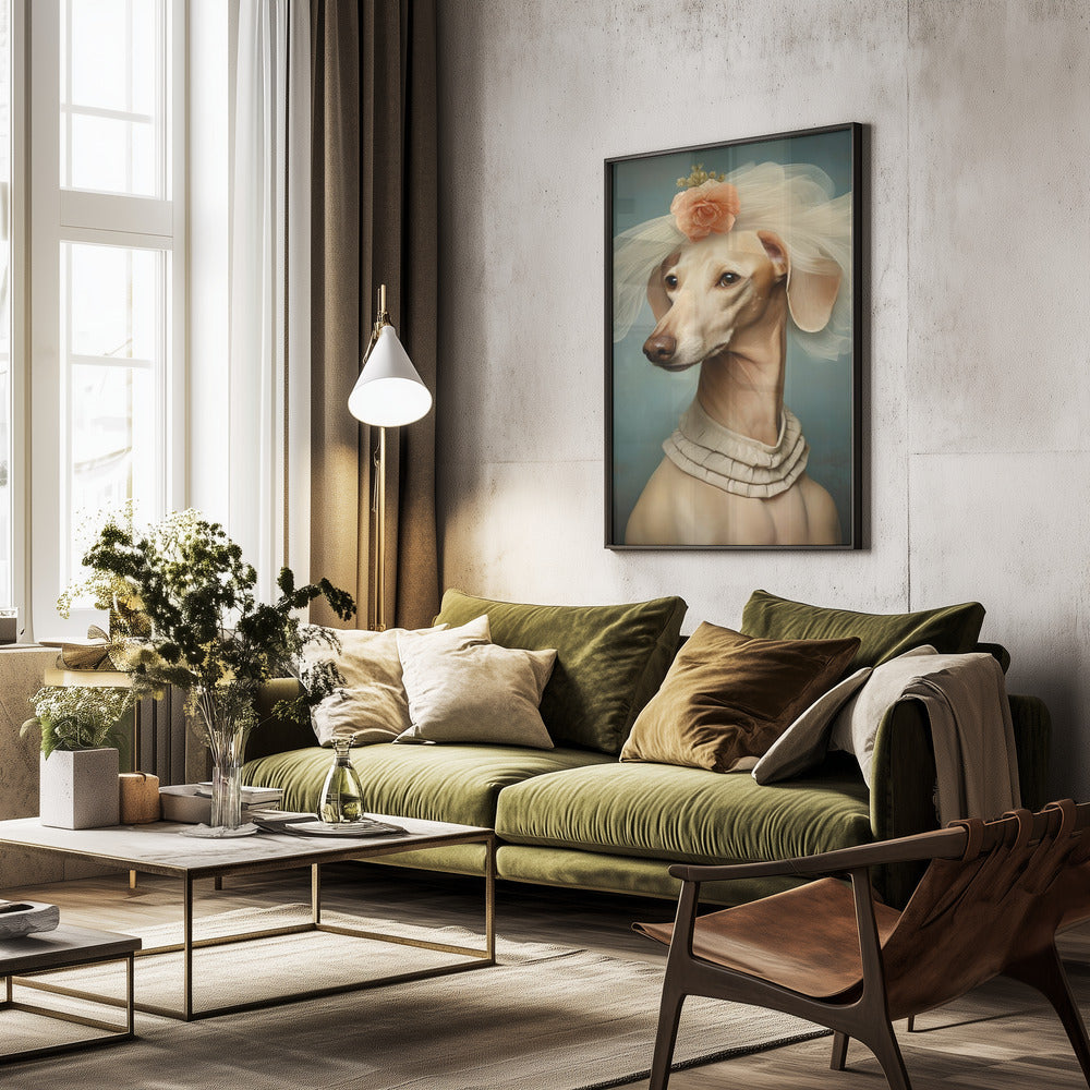 Perro humano 0001  ·  cuadro de decoración