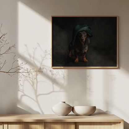 ¿Napoleón el perro salchicha?  ·  cuadro de decoración